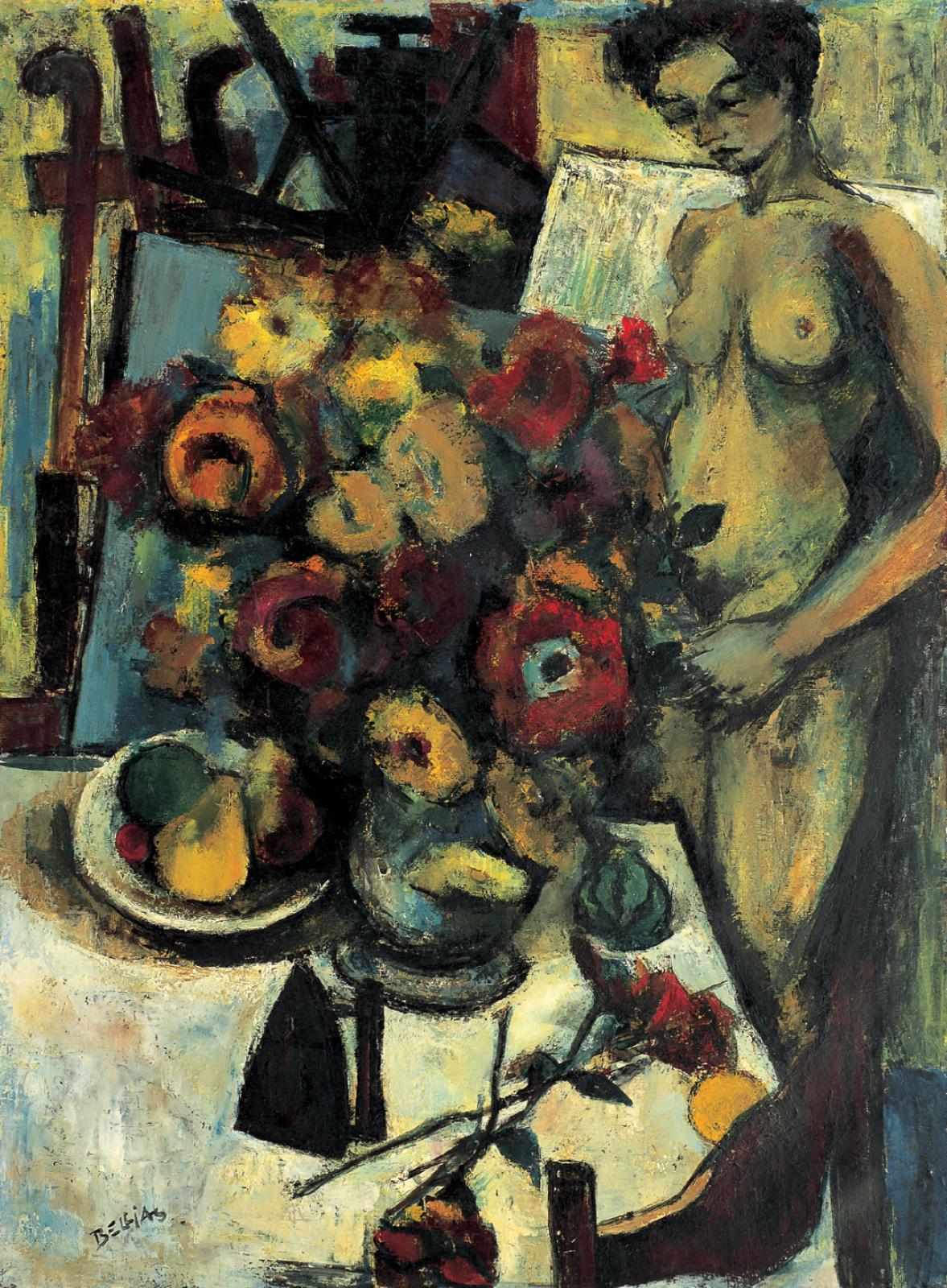 Nu dans l'atelier