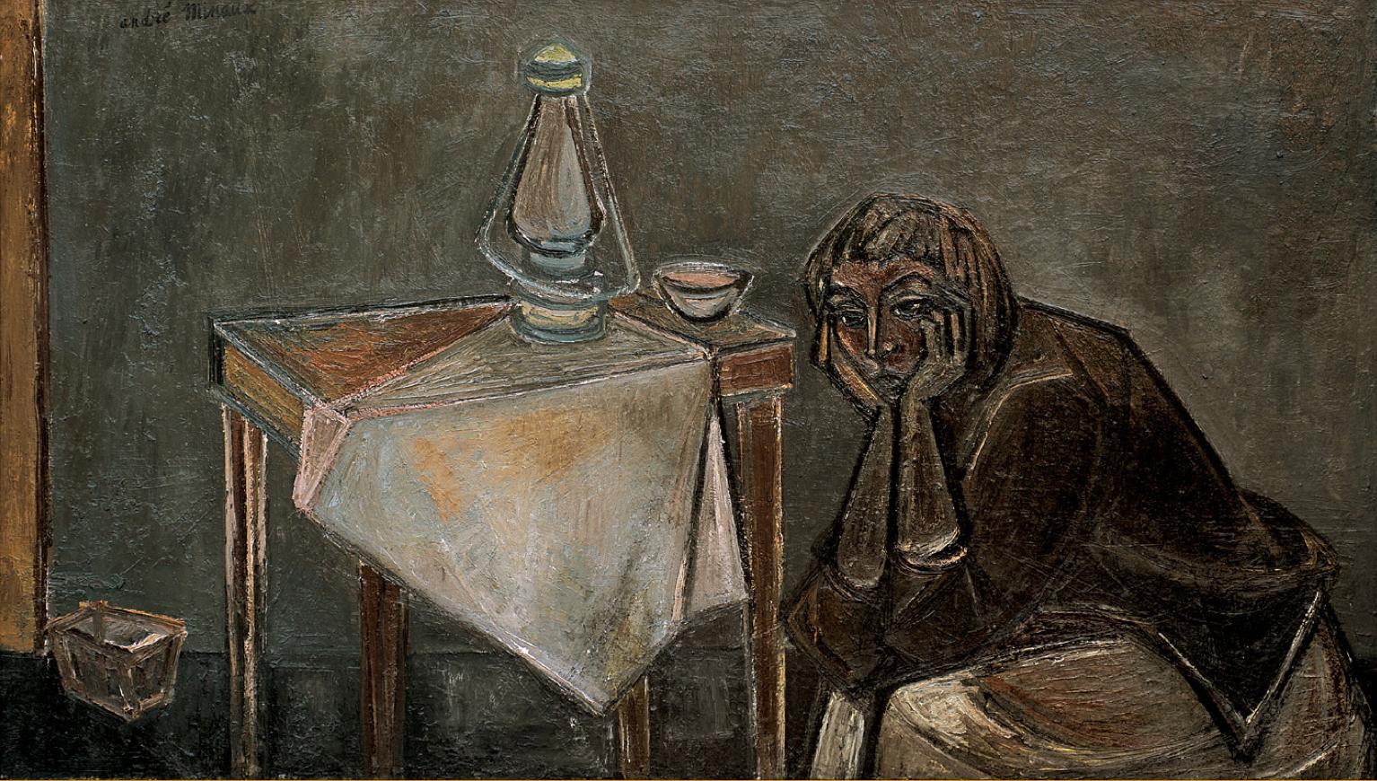 Femme à la table